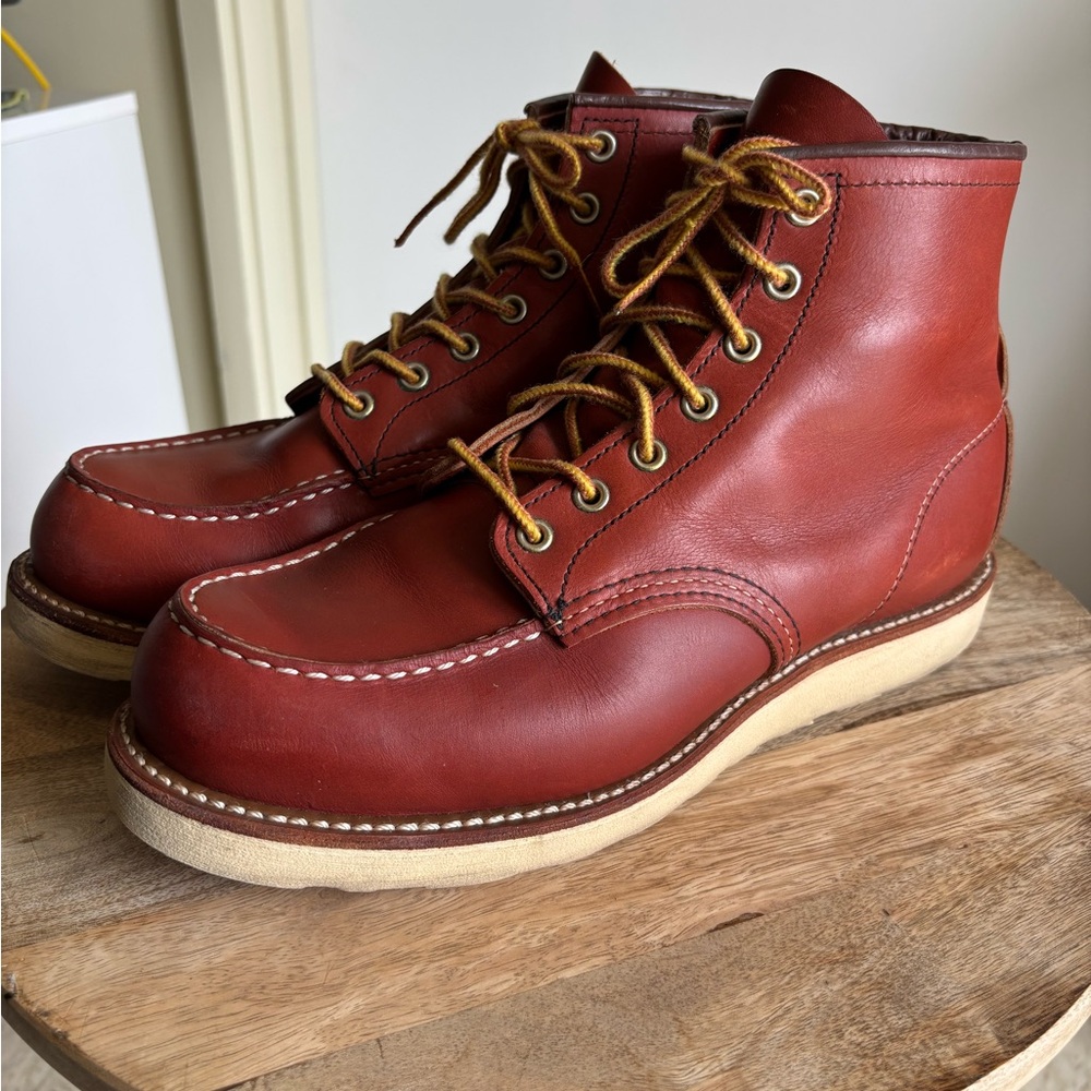 Red Wing Shoes Men's Rust Leather Boots size 9E